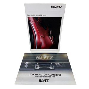 Tokyo Auto Saloon 2016 Show Brochures Blitz Recaro